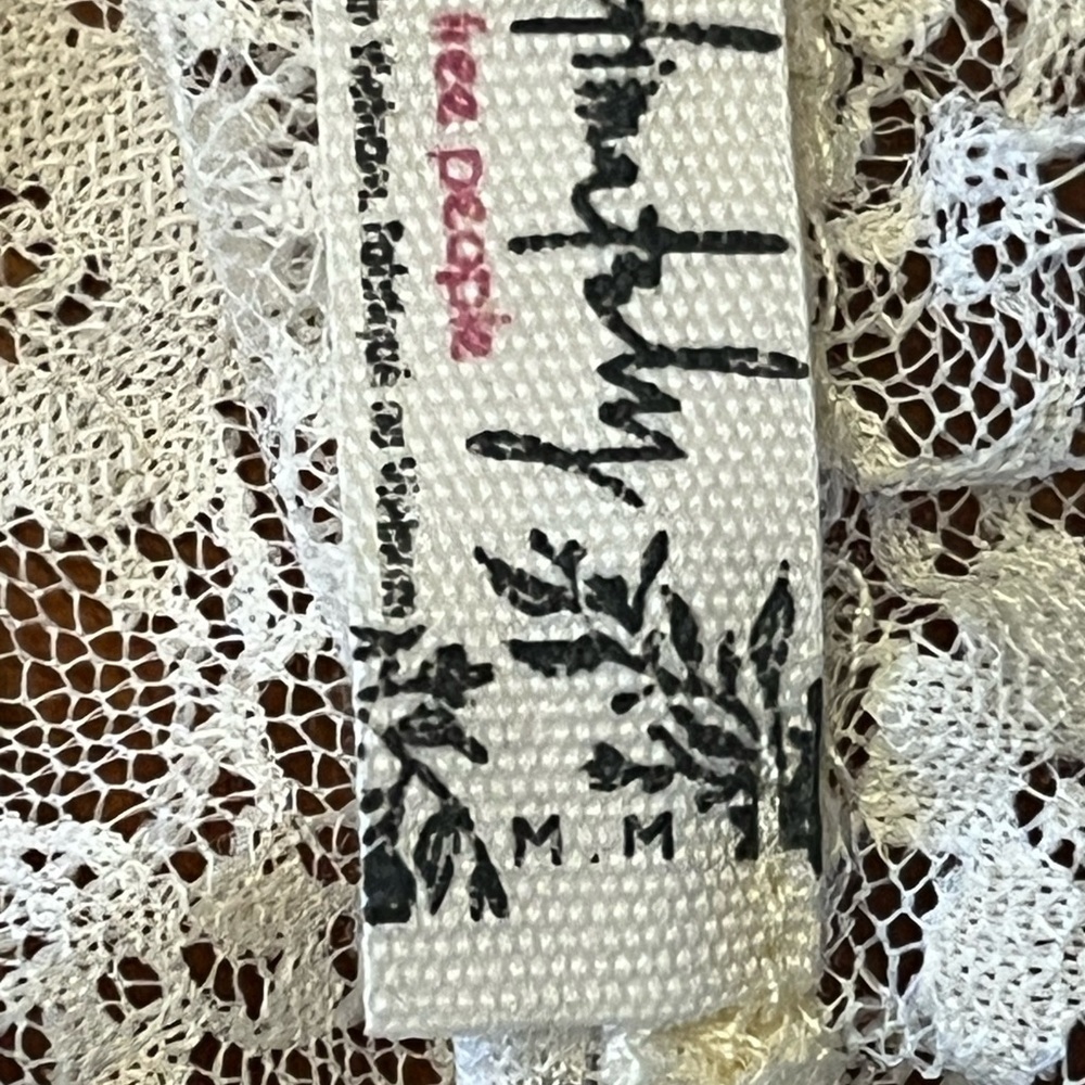 FREE PEOPLE Intimately If You Dare Ivory Lace Body Suit MEDIUM Ivory - Picture 7 of 8